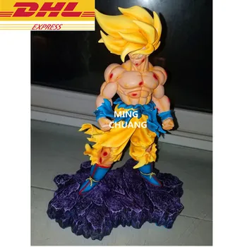 

Dragon Ball Statue Super Saiyan Goku Bust Kakarotto Goten Son Gohan Full-Length Portrait GK Resin Action Figure Model Toy J336