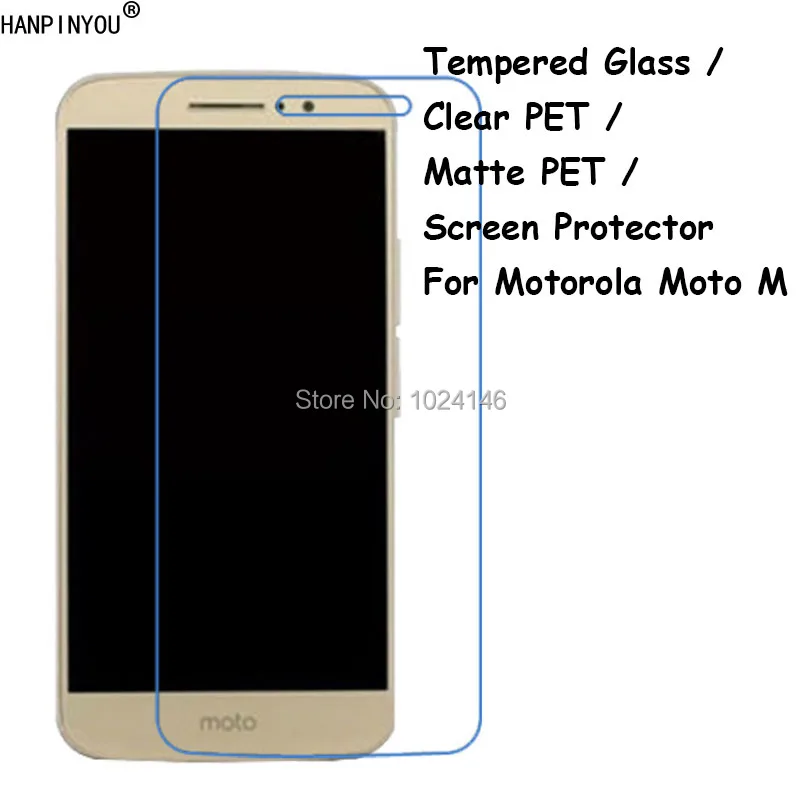 Закаленное стекло/прозрачное ПЭТ/матовое ПЭТ-экран защитная пленка для Motorola Moto M