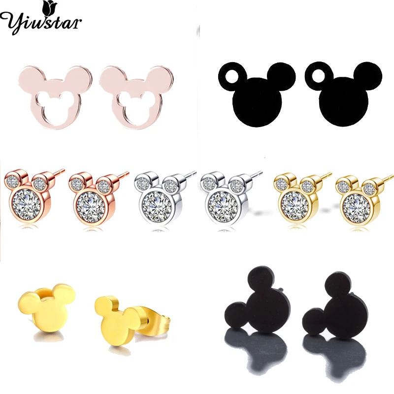 Yiustar Tiny Cartoon Ear Studs Lovely Mickey Earrings for Kids Fashion Women Earrings Cute Stainless Steel Stud Earing Kids Gift
Yiustar Tiny Cartoon Ear Studs Lovely Mickey Earrings for Kids Fashion Women Earrings Cute Stainless Steel Stud Earing Kids Gift