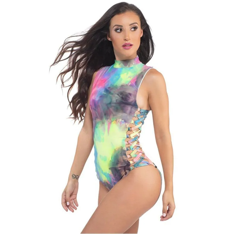 Gradient Color Bling Hologram Bandage Zipper Sexy Swimsuit Women High Waist Tight One Piece Bikini Beachwear Monokini New Summer
Gradient Color Bling Hologram Bandage Zipper Sexy Swimsuit Women High Waist Tight One Piece Bikini Beachwear Monokini New Summer