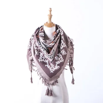 110*110CM Ethnic Vintage Geometric Print Tassels Scarf For Women Hijab Scarf Bohemian Cape Shawl Wrap Elegant Ladies Hijab
110*110CM Ethnic Vintage Geometric Print Tassels Scarf For Women Hijab Scarf Bohemian Cape Shawl Wrap Elegant Ladies Hijab