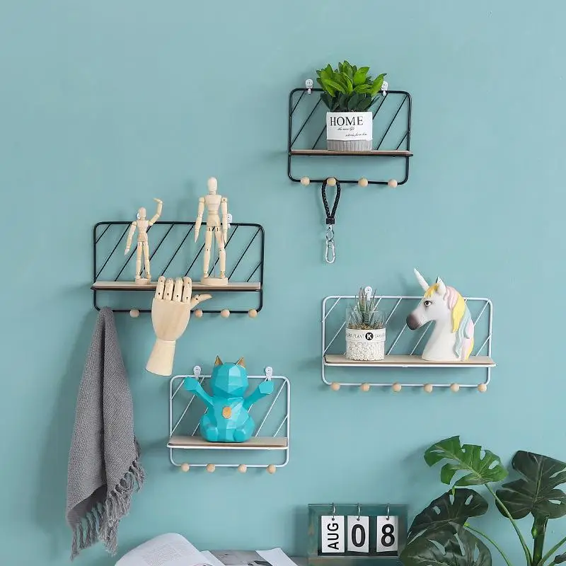 Nordic Simple Iron Art Shelf Creative Living Room Wall Decoration Storage Holders Clothes Keys Hanger Receiving Frame Organizer
Nordic Simple Iron Art Shelf Creative Living Room Wall Decoration Storage Holders Clothes Keys Hanger Receiving Frame Organizer