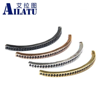 Ailatu Long Elbow Charms with Micro Paved Black Cz Fit DIY Fashion Bracelet Jewelry
Ailatu Long Elbow Charms with Micro Paved Black Cz Fit DIY Fashion Bracelet Jewelry