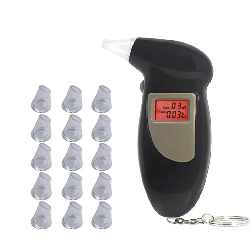 Handheld Backlight Digital Alcohol Tester with 16pcs Mouthpieces Digital Alcohol Breath Tester Breathalyzer Analyzer Detector
Handheld Backlight Digital Alcohol Tester with 16pcs Mouthpieces Digital Alcohol Breath Tester Breathalyzer Analyzer Detector