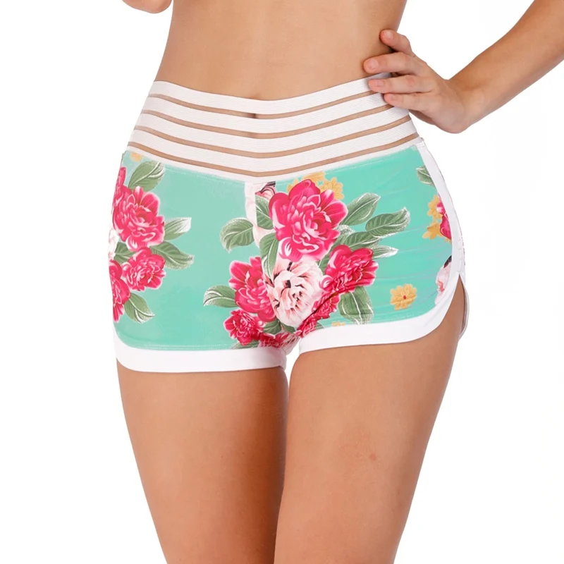 Print stretch Slim sports running fitness shorts Yoga high waist hip hips tight shorts pants
Print stretch Slim sports running fitness shorts Yoga high waist hip hips tight shorts pants