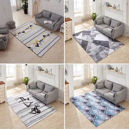 Living room coffee table simple modern Nordic style carpet home sofa rectangular machine washable bedroom bedside mat
Living room coffee table simple modern Nordic style carpet home sofa rectangular machine washable bedroom bedside mat