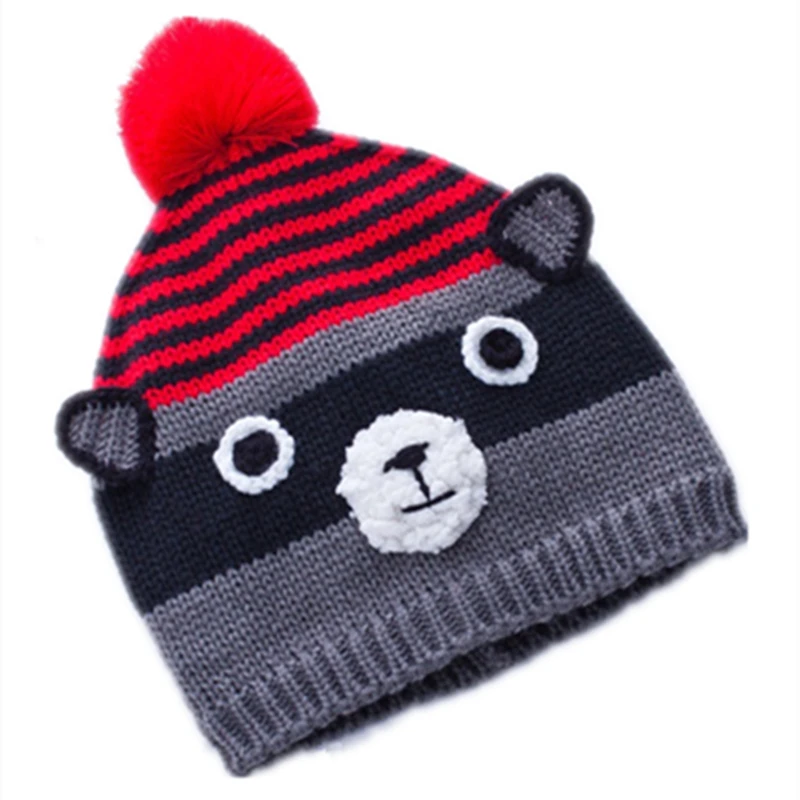 Cartoon Anime cute raccoon Grizzly bear wool Cotton knitting winter Warm plush hat kid baby Animals Soft Cosplay Cap Beanies pom
Cartoon Anime cute raccoon Grizzly bear wool Cotton knitting winter Warm plush hat kid baby Animals Soft Cosplay Cap Beanies pom