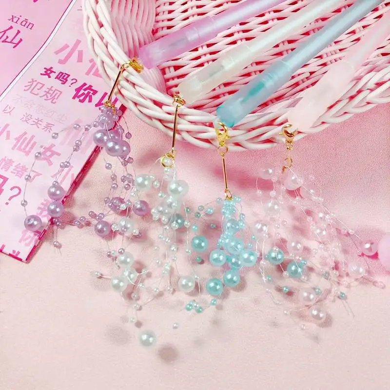 36 pcs Kawaii Gel Pens Gypsophila Pearl Pendant black gel ink pens pens for writing Cute stationery office school supplies 0.5mm
36 pcs Kawaii Gel Pens Gypsophila Pearl Pendant black gel ink pens pens for writing Cute stationery office school supplies 0.5mm