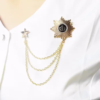 Women color Gold Octagon Crown Broach For Unisex Party Star Rhinestone Brosche Brooch Men Lapel Brooches Pin Cloth Accessories
Women color Gold Octagon Crown Broach For Unisex Party Star Rhinestone Brosche Brooch Men Lapel Brooches Pin Cloth Accessories