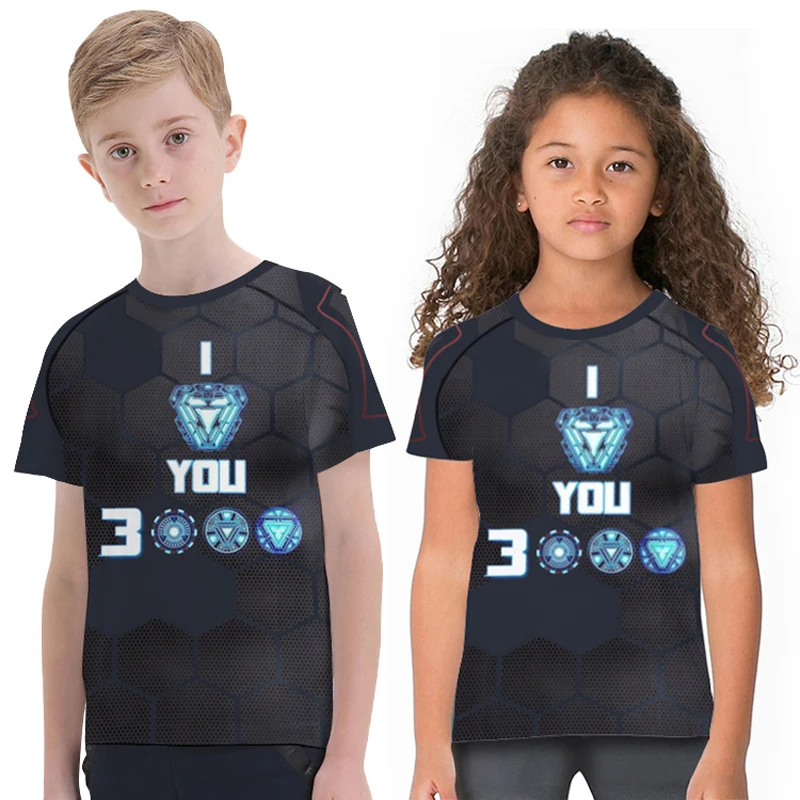 The Avengers 4 Cosplay Tony Stark boys t shirt Iron Man Loves You 3000 Times 3d Printed kids t shirt Comfortable Girls Shirt
The Avengers 4 Cosplay Tony Stark boys t shirt Iron Man Loves You 3000 Times 3d Printed kids t shirt Comfortable Girls Shirt