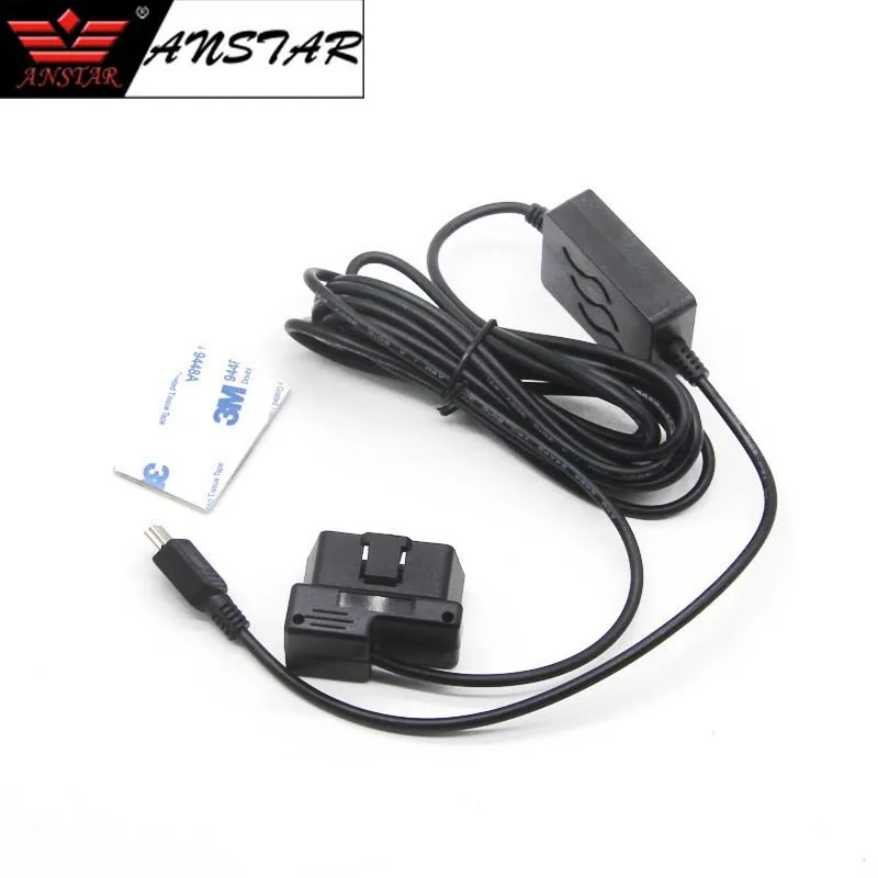 ANSTAR OBD II Buck Line for 24 Hours Parking Monitoring Car Camera Radar Detector DVR Accessories Length 3m Cable
ANSTAR OBD II Buck Line for 24 Hours Parking Monitoring Car Camera Radar Detector DVR Accessories Length 3m Cable