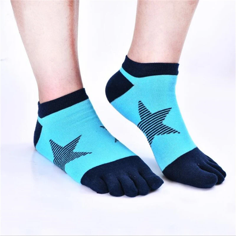 1 Pair New Summer Mens Personality Five-pointed Star Pattern Toe Socks Sweat Toes Ankle Socks Cotton Five Fingers Socks 5 colors
1 Pair New Summer Mens Personality Five-pointed Star Pattern Toe Socks Sweat Toes Ankle Socks Cotton Five Fingers Socks 5 colors