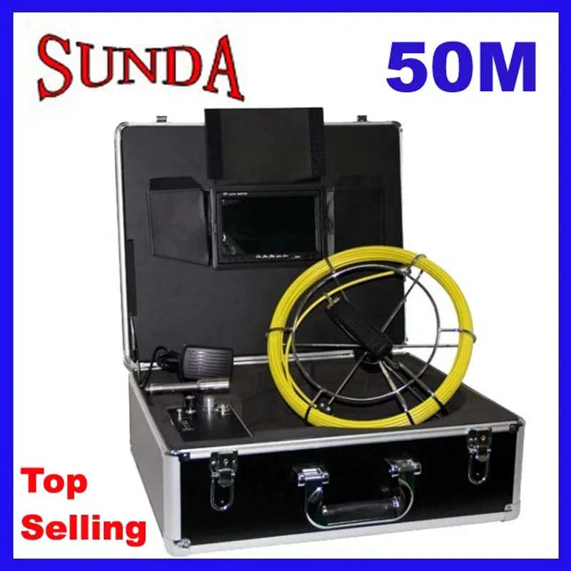 50m CCTV pipe inspection video camera system,underwater well pipe inspection camera 7inch LCD screen 23mm camera head waterproof
50m CCTV pipe inspection video camera system,underwater well pipe inspection camera 7inch LCD screen 23mm camera head waterproof