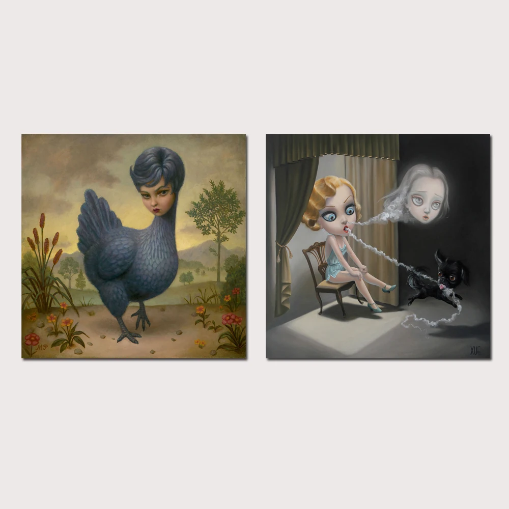Mark Ryden peck magda 1 Panel Abstract Wall Art Oil Painting Poster Canvas Painting Print Pictures for Living Room Home Decor
Mark Ryden peck magda 1 Panel Abstract Wall Art Oil Painting Poster Canvas Painting Print Pictures for Living Room Home Decor