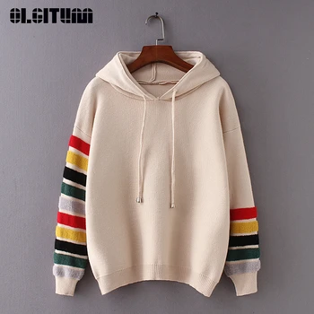 2020 Autumn and Winter New Women Female Loose Multi-color Optional Rainbow Long-sleeved Hooded Sweatshirt
2020 Autumn and Winter New Women Female Loose Multi-color Optional Rainbow Long-sleeved Hooded Sweatshirt