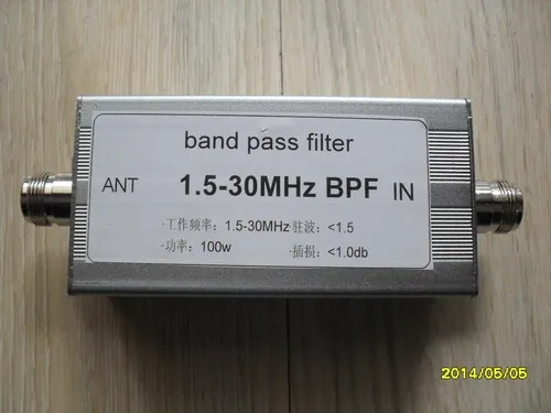 NEW 1PC 1.5-30MHz BPF Shortwave Bandpass Filter Improves Anti-Jamming Capabilities of Stations
NEW 1PC 1.5-30MHz BPF Shortwave Bandpass Filter Improves Anti-Jamming Capabilities of Stations