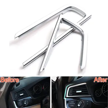 2PCS ABS Plastic Chrome Dashboard AC Console Air Vent Cover Trim Frame Decoration For BMW 5 Series F10 F18 2011-2014 Car Styling 
2PCS ABS Plastic Chrome Dashboard AC Console Air Vent Cover Trim Frame Decoration For BMW 5 Series F10 F18 2011-2014 Car Styling