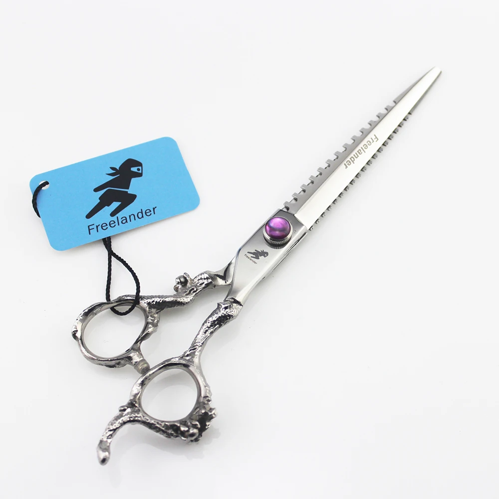 6.0'' Japan Hairdressing Cutting Scissors Japanese 440c Professional Dragon Pattern Hair Shears for Salon Barbers
6.0'' Japan Hairdressing Cutting Scissors Japanese 440c Professional Dragon Pattern Hair Shears for Salon Barbers