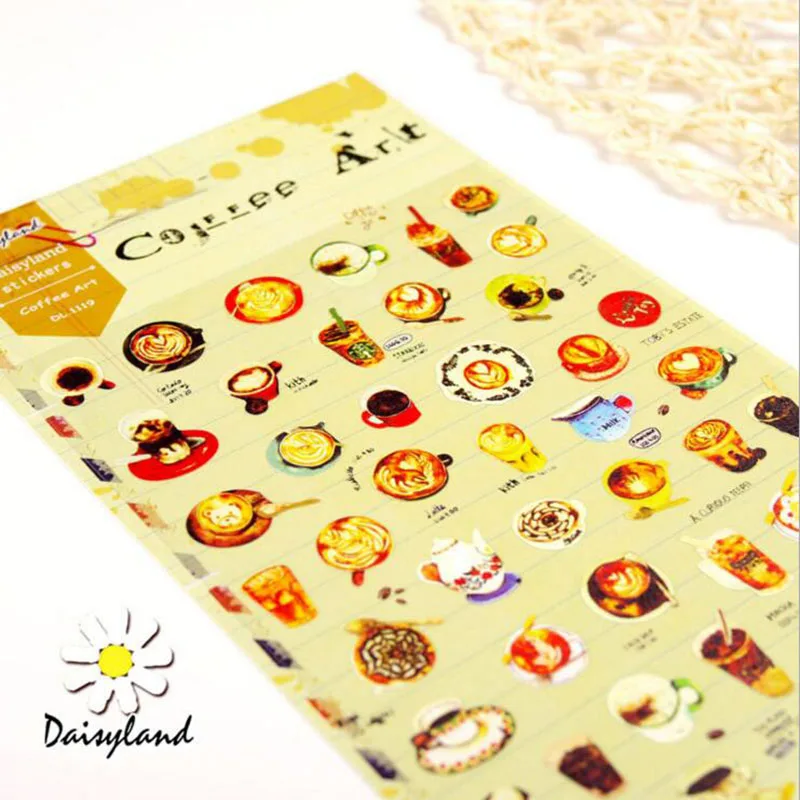Y14 Sweet Creative Coffee Art Craft Decor Sticker Phone Bottle Notebook DIY Decorative Stick Label Stationery Sticker Kid Gift
Y14 Sweet Creative Coffee Art Craft Decor Sticker Phone Bottle Notebook DIY Decorative Stick Label Stationery Sticker Kid Gift