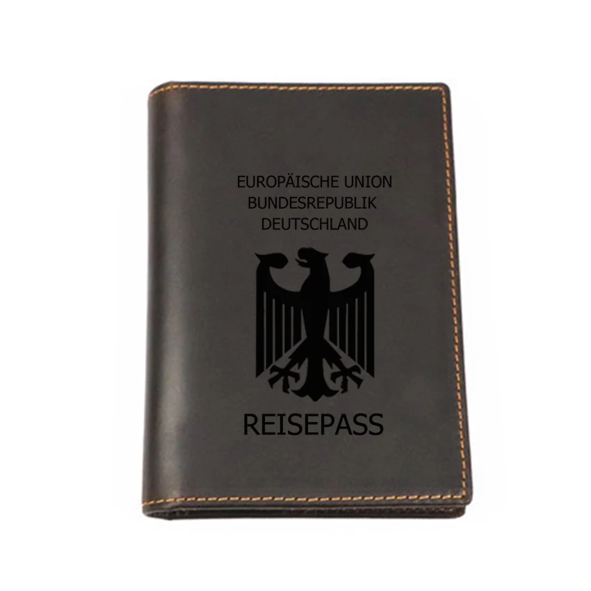 Travel Germany Passport wallet Vintage cowhide Leather Multi Card Holders Custom Name Travel Cover Passport Holder for Men
Travel Germany Passport wallet Vintage cowhide Leather Multi Card Holders Custom Name Travel Cover Passport Holder for Men