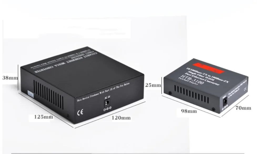 1Pair Gigabit Fiber Optic Media Converter 1000mbps Single mode 1 CH*SC 8 CH*RJ45 Transceiver
1Pair Gigabit Fiber Optic Media Converter 1000mbps Single mode 1 CH*SC 8 CH*RJ45 Transceiver