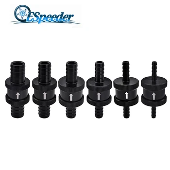 ESPEEDER High Quality 6 Size 4/6/8/10/12/14mm Aluminium Alloy Non Return One Way Fuel Check Valve Petrol Diesel Black
ESPEEDER High Quality 6 Size 4/6/8/10/12/14mm Aluminium Alloy Non Return One Way Fuel Check Valve Petrol Diesel Black