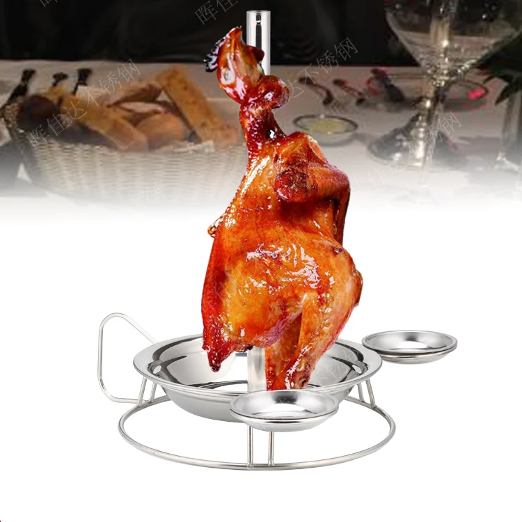 Stainless Steel Chicken Roaster Rack Beer Can Roasting Stand Holder Cooking Rack with Pan for Grill Oven BBQ Tools
Stainless Steel Chicken Roaster Rack Beer Can Roasting Stand Holder Cooking Rack with Pan for Grill Oven BBQ Tools