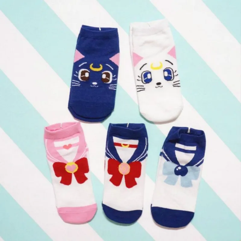 1 Pair Kawaii Anime Sailor Moon bowknot cat Socks Cotton Cosplay Socks Accessories Cute Plush Toys gift
1 Pair Kawaii Anime Sailor Moon bowknot cat Socks Cotton Cosplay Socks Accessories Cute Plush Toys gift