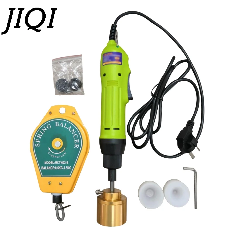 JIQI Electric Hand Held Plastic Bottle Capping Machine Manual Automatic Cap Screwing Lid Sealing Tightener Capper Driver 1-30MM
JIQI Electric Hand Held Plastic Bottle Capping Machine Manual Automatic Cap Screwing Lid Sealing Tightener Capper Driver 1-30MM