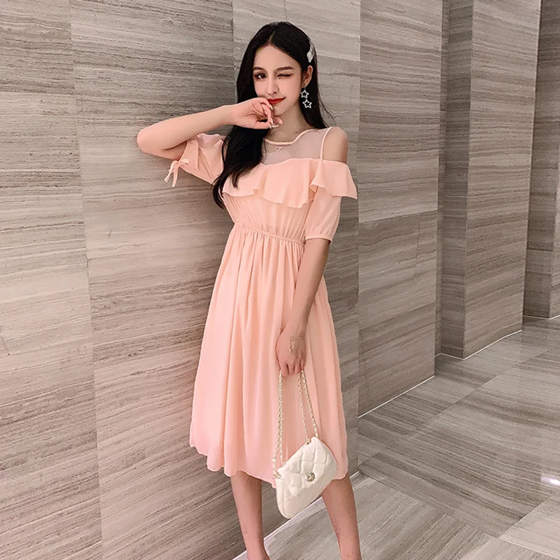 Elegant White Dress Women Summer Korean Chic Mesh Patchwork Ruffle Pink Ladies Dresses Off Shoulder Chiffon Sexy Robe Femme S-XL
Elegant White Dress Women Summer Korean Chic Mesh Patchwork Ruffle Pink Ladies Dresses Off Shoulder Chiffon Sexy Robe Femme S-XL