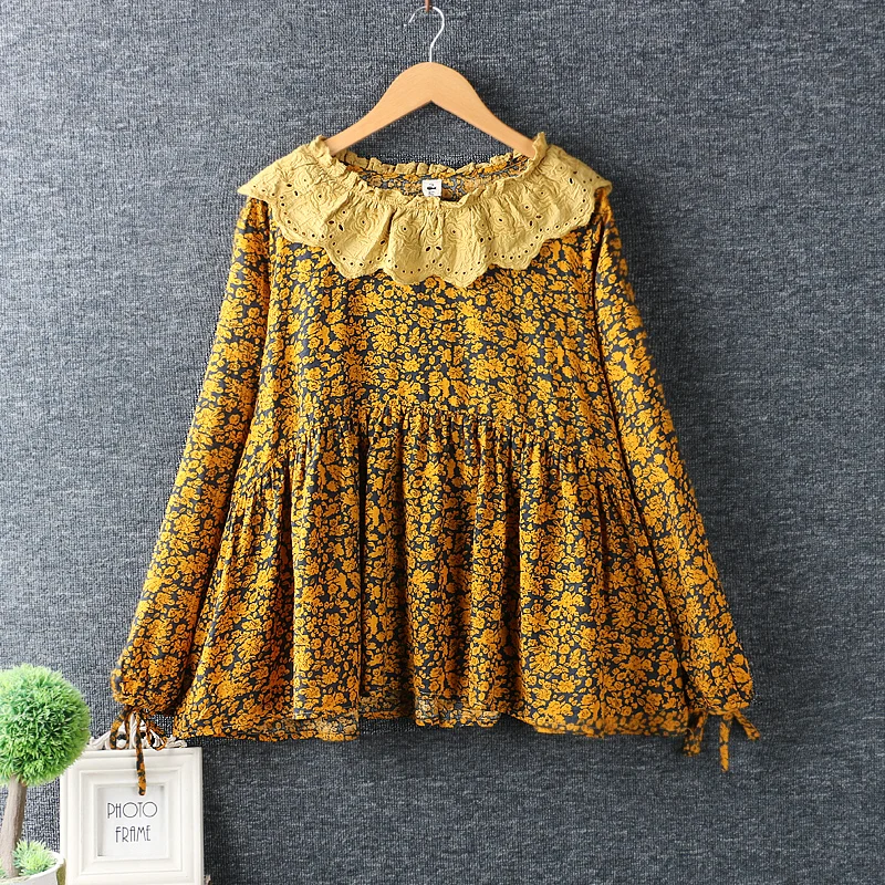 New Spring Garment Japan Mori Girl Embroidery Shirt Women Flower Print Pullover Long Sleeve Loose Shirt Top Female Casual Blouse
New Spring Garment Japan Mori Girl Embroidery Shirt Women Flower Print Pullover Long Sleeve Loose Shirt Top Female Casual Blouse