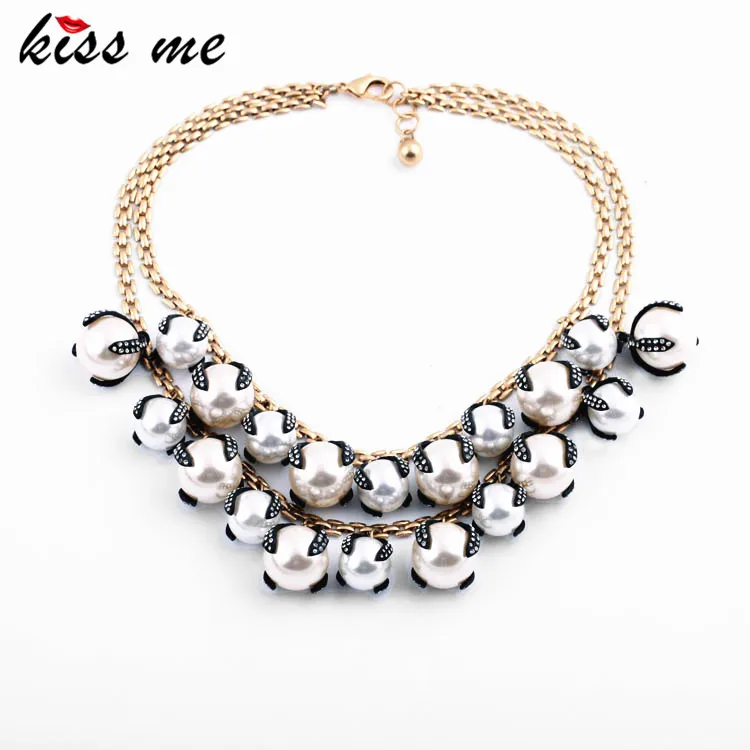 Noble Luxury Multi Layer Glass Crystal Simulated Pearl Pendants Fashion Necklace Women Accessories Statement Jewelry
Noble Luxury Multi Layer Glass Crystal Simulated Pearl Pendants Fashion Necklace Women Accessories Statement Jewelry