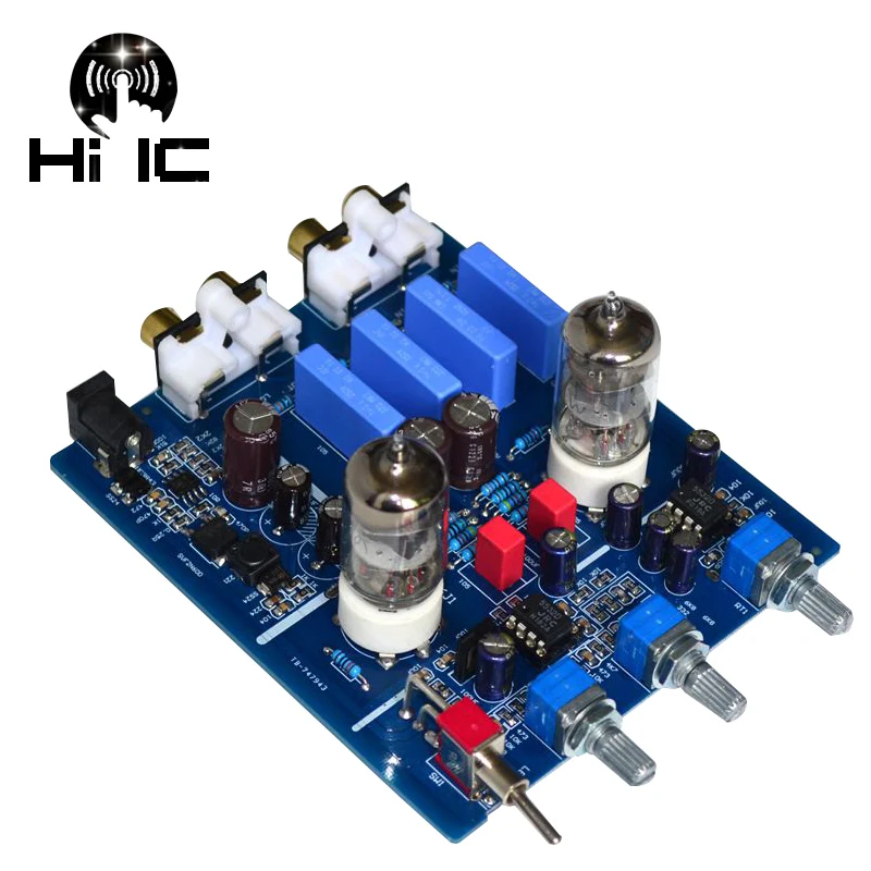 Усилитель сигнала Hi-Fi 6J1 вакуумный ламповый предусилитель для басов и высоких