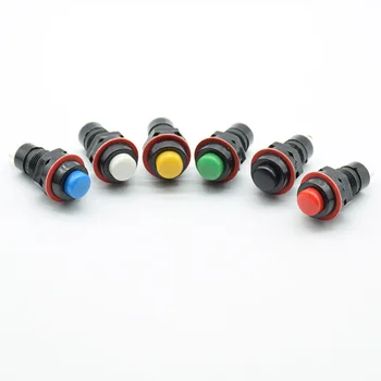 6pcs/lot 10mm Momentary Push Button Switch 6 color red green blue yellow white reset
6pcs/lot 10mm Momentary Push Button Switch 6 color red green blue yellow white reset