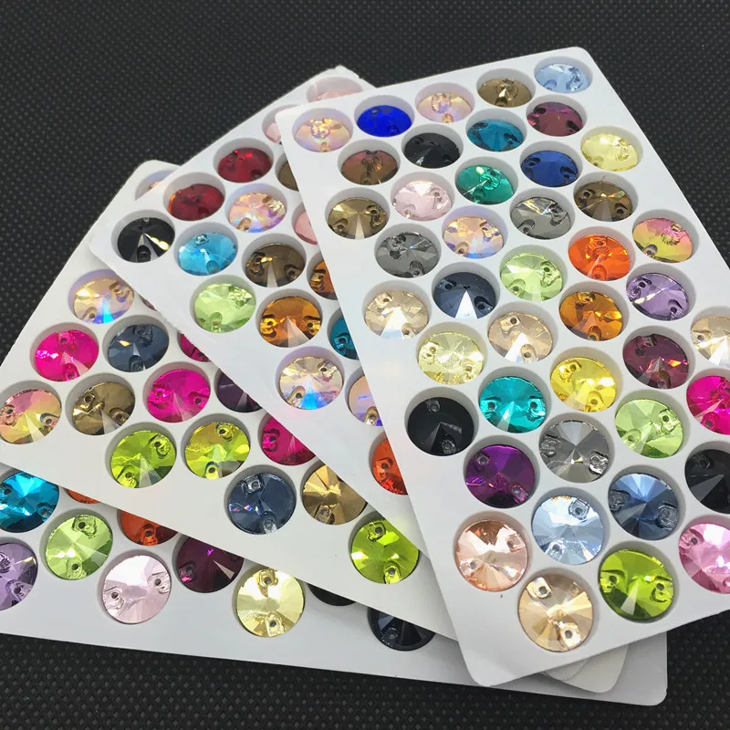 16mm Rivoli Crystal Colors Glass Sew On Rhinestones Sewing Crystals Stones for wedding dress Clothes Crafts Arts
16mm Rivoli Crystal Colors Glass Sew On Rhinestones Sewing Crystals Stones for wedding dress Clothes Crafts Arts