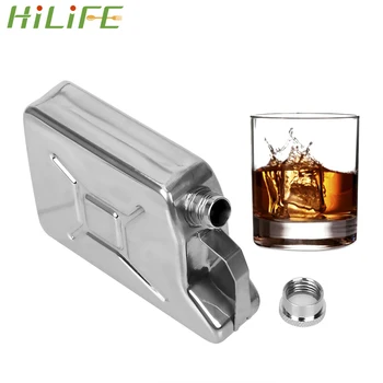 HILIFE 5oz Stainless Steel Hip Flasks Whisky Vodka Bottle Kit Gasoline Bucket Style Alcohol Wine Container Drinkware
HILIFE 5oz Stainless Steel Hip Flasks Whisky Vodka Bottle Kit Gasoline Bucket Style Alcohol Wine Container Drinkware