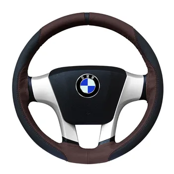 KKYSYELVA 38CM Car Steering Wheel Cover Leather DIY Auto Steering-wheel Covers Universal Needles Thread Car-covers
KKYSYELVA 38CM Car Steering Wheel Cover Leather DIY Auto Steering-wheel Covers Universal Needles Thread Car-covers