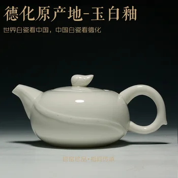 200ml Jingdezhen China Ivory White Porcelain Teapot Tea Set Chinese Kung Fu teapot Home Decoration Teaset Free Shipping
200ml Jingdezhen China Ivory White Porcelain Teapot Tea Set Chinese Kung Fu teapot Home Decoration Teaset Free Shipping