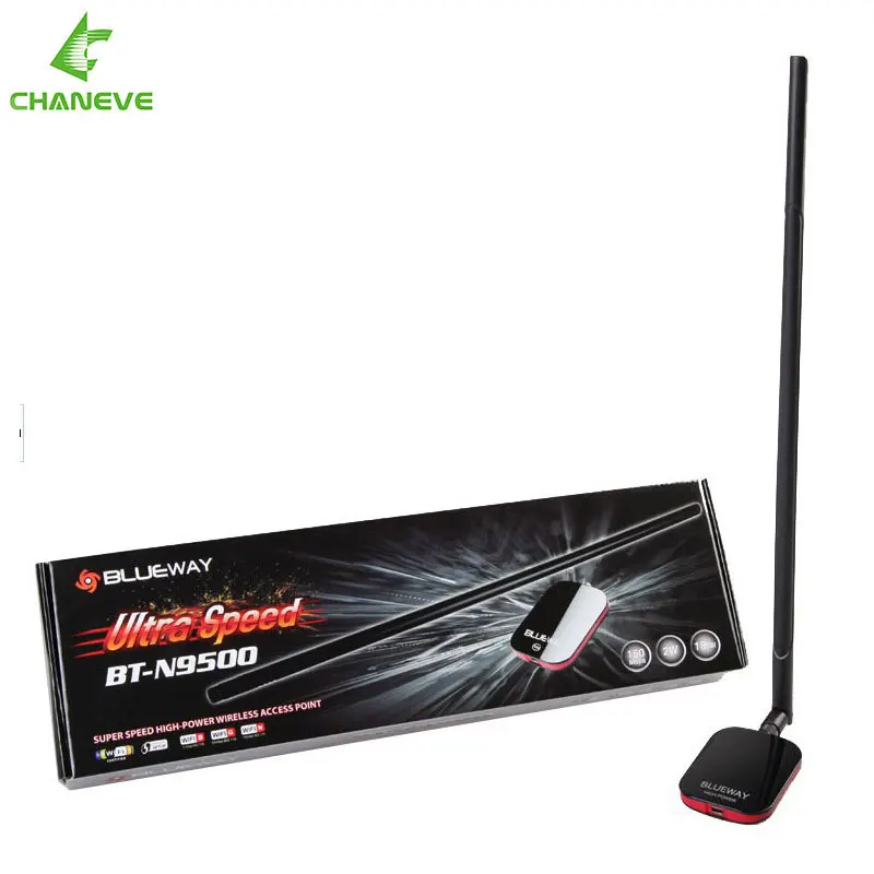 RT3070L 150Mbps Blueway BT-N9500 High Power USB Wireless Adapte with 15dBi antenna BT-N9500
RT3070L 150Mbps Blueway BT-N9500 High Power USB Wireless Adapte with 15dBi antenna BT-N9500