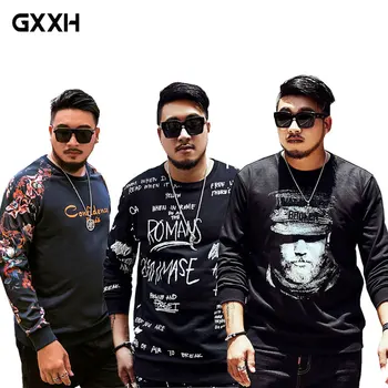 2019 large size 6XL 7XL Men's Round neck Casual Loose Sweatshirt Autumn and Winter Long sleeve Printed pullover jacket
2019 large size 6XL 7XL Men's Round neck Casual Loose Sweatshirt Autumn and Winter Long sleeve Printed pullover jacket