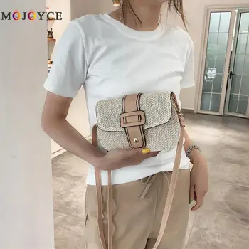 Fashion Knitting Flap Saddle Bag Women Handbag Straw Woven Crossbody Bags for Women
Fashion Knitting Flap Saddle Bag Women Handbag Straw Woven Crossbody Bags for Women
