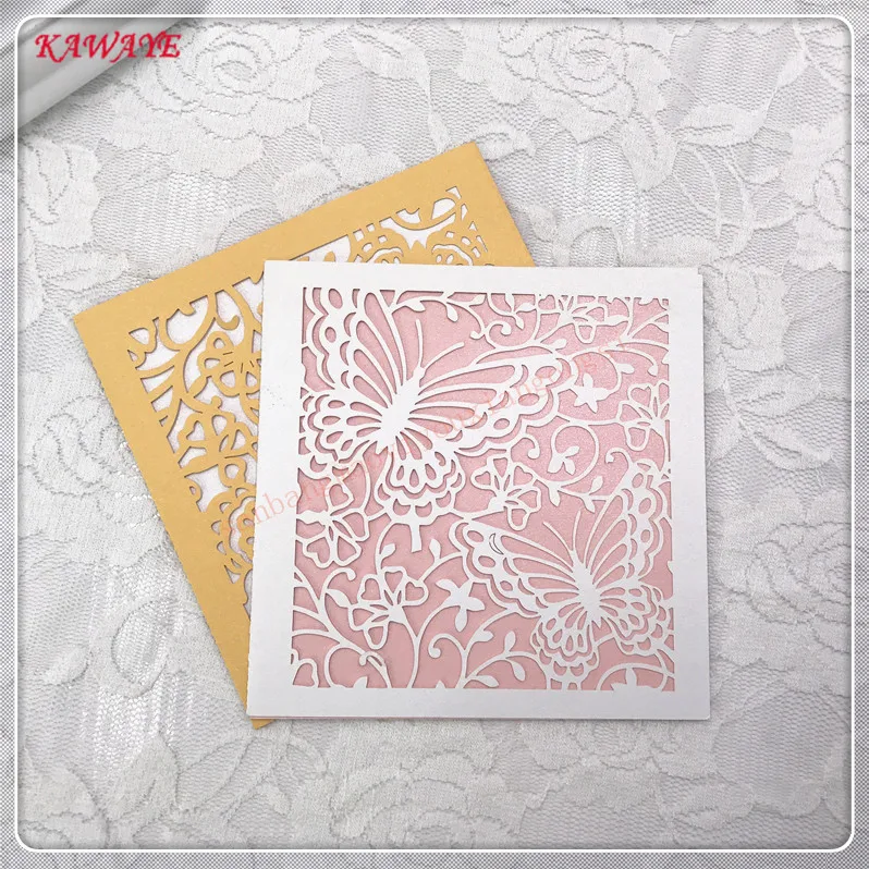 44Pcs Delicate Carved Pattern Wedding Invitations Party Invitation Card Hollow Butterfly Decorative Greeting Postcard 5ZH17
44Pcs Delicate Carved Pattern Wedding Invitations Party Invitation Card Hollow Butterfly Decorative Greeting Postcard 5ZH17