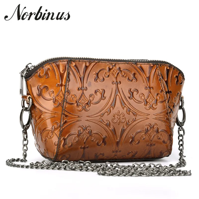 Norbinus Brand Women Genuine Leather Bag Vintage Retro Handbag Ladies Embossed Crossbody Shoulder Messenger Bag Female Mini Bags
Norbinus Brand Women Genuine Leather Bag Vintage Retro Handbag Ladies Embossed Crossbody Shoulder Messenger Bag Female Mini Bags