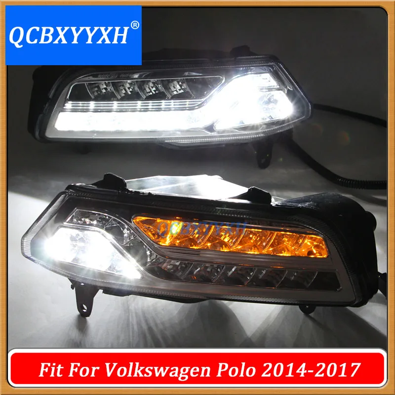QCBXYYXH Car-styling 12V White+Yellow Turn signal LED DRL Light Daylight Fog lamp for VW Polo Hatchback 2014-2017 High/Low Match
QCBXYYXH Car-styling 12V White+Yellow Turn signal LED DRL Light Daylight Fog lamp for VW Polo Hatchback 2014-2017 High/Low Match