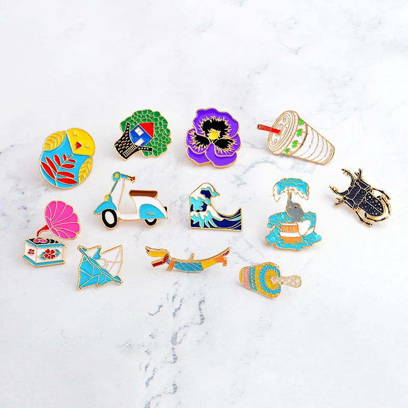 Tree house Iceberg Blue Wave Purple Flower owl elephant Mushroom Drink Cups Motorcycle Dachshund Music Gramophone pin
Tree house Iceberg Blue Wave Purple Flower owl elephant Mushroom Drink Cups Motorcycle Dachshund Music Gramophone pin