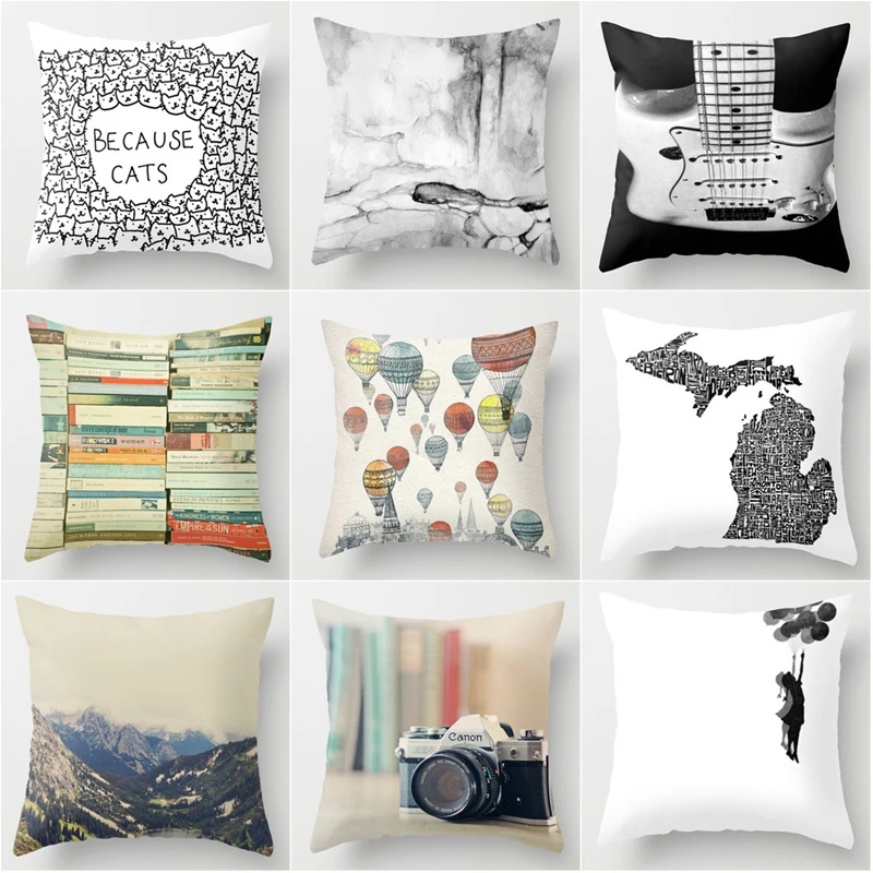 2019 NEW European Classical Cushion Cover Polyester Guitar Balloon Home Decorative Geometric Pillow Cover for Sofa Pillow case
2019 NEW European Classical Cushion Cover Polyester Guitar Balloon Home Decorative Geometric Pillow Cover for Sofa Pillow case