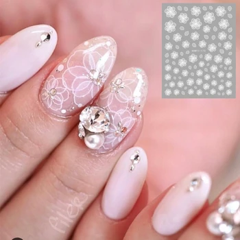 HANYI series HANYI-173-265-266-267-268 WHTIE FLOWER DESIGNS COOL 3d nail art stickers decal template diy nail tool decorations
HANYI series HANYI-173-265-266-267-268 WHTIE FLOWER DESIGNS COOL 3d nail art stickers decal template diy nail tool decorations