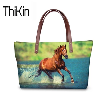 THIKIN Ladies Canvas Tote Handbags 3D Docile Horse Print Women Handbag Animals Large Shoulder Bag Casual Summer Beach Tote Bag
THIKIN Ladies Canvas Tote Handbags 3D Docile Horse Print Women Handbag Animals Large Shoulder Bag Casual Summer Beach Tote Bag