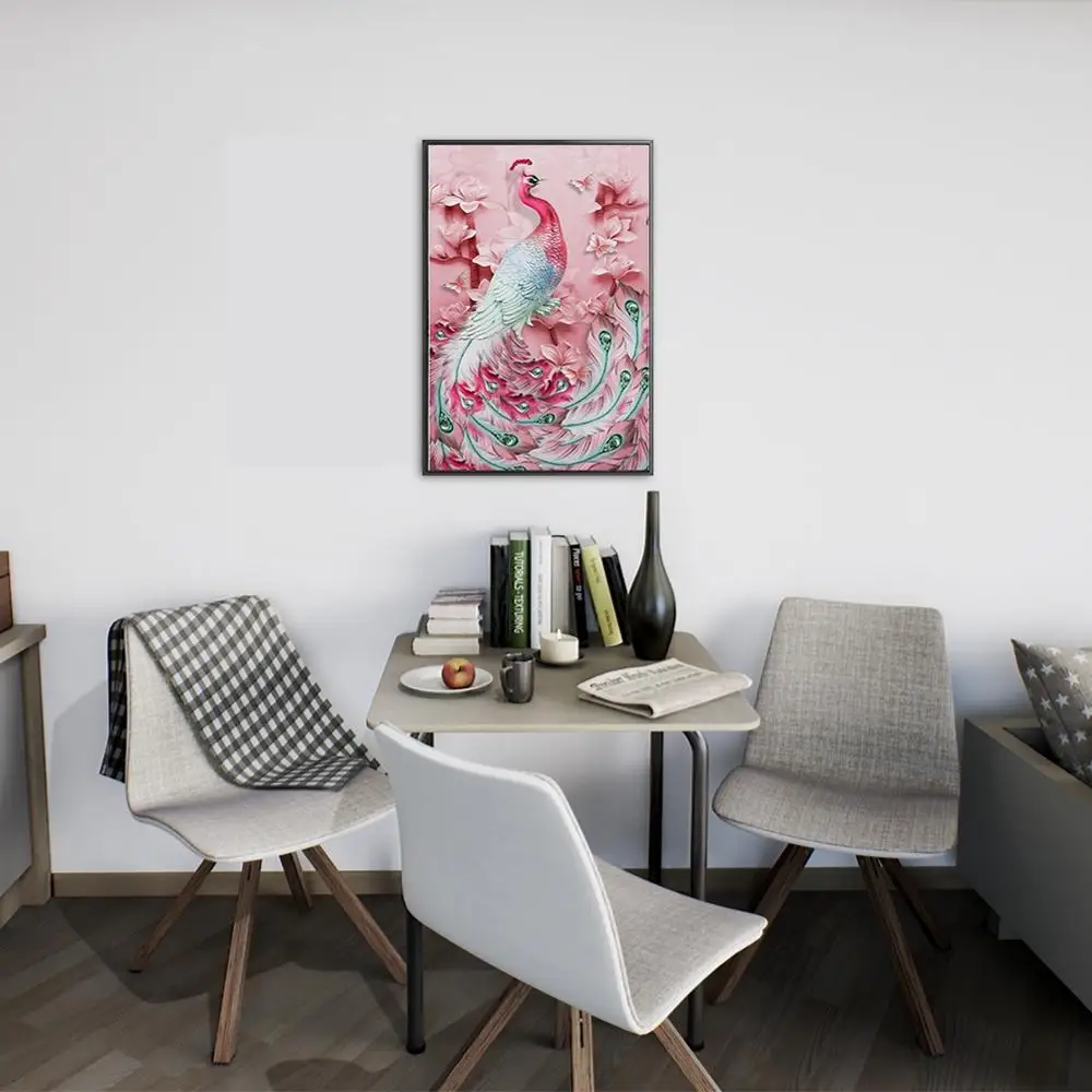Unframed Pink Peacock DIY Painting By Numbers Vintage Painting Home Wall Artwork Unique Gift For Living Room Decor
Unframed Pink Peacock DIY Painting By Numbers Vintage Painting Home Wall Artwork Unique Gift For Living Room Decor