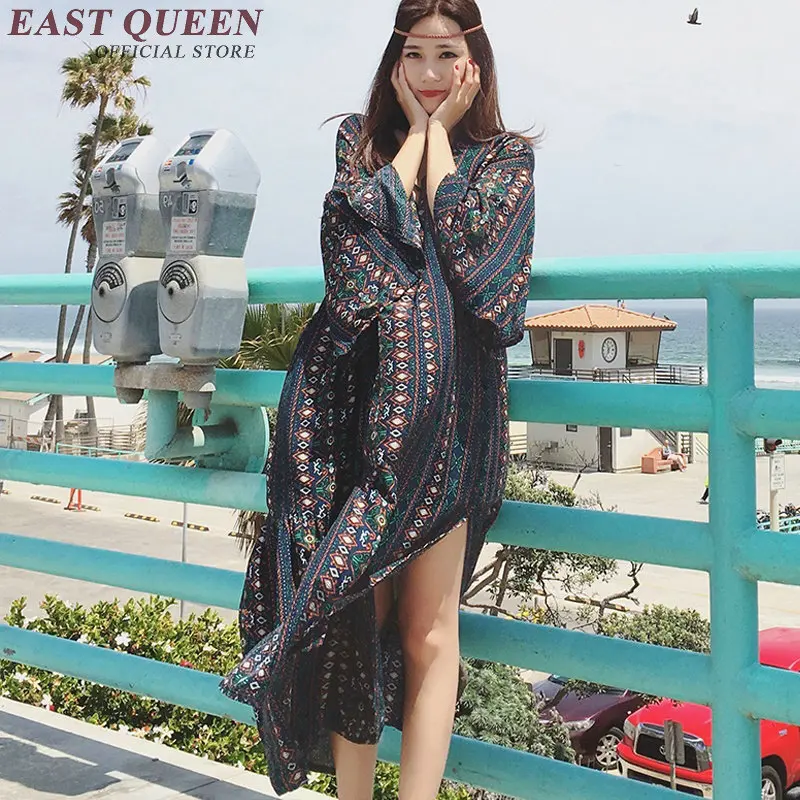 Chic hippie bohemian style dress hippie clothing women long sleeve vintage floral print 2018 summer beach sea dresses KK025 Q
Chic hippie bohemian style dress hippie clothing women long sleeve vintage floral print 2018 summer beach sea dresses KK025 Q